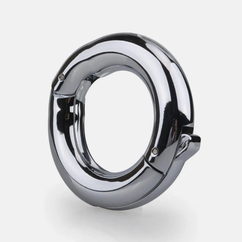 Adjustable Men Stretcher Weight Stainless Steel Enhancer Chastity Ring - Picture 6 of 8